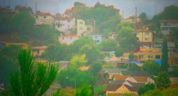 photo of El Sereno hilltop with houses